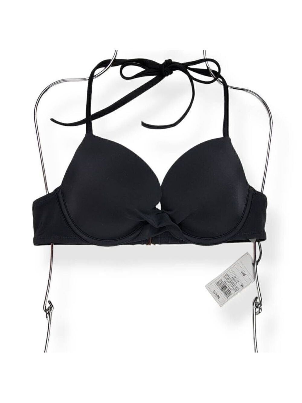 Shade & Shore Black Bikini Top 34B